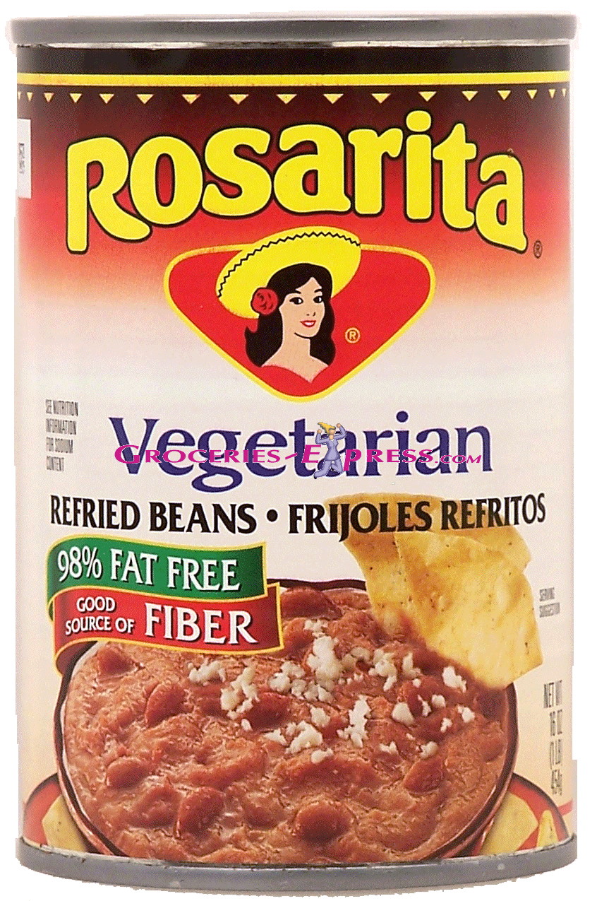 Rosarita  vegetarian refried beans, frijoles refritos Full-Size Picture